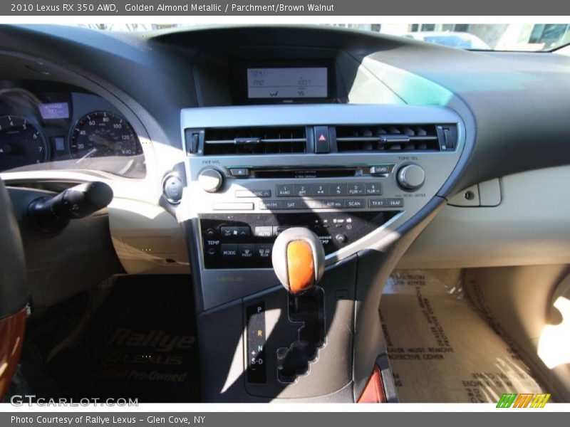 Golden Almond Metallic / Parchment/Brown Walnut 2010 Lexus RX 350 AWD