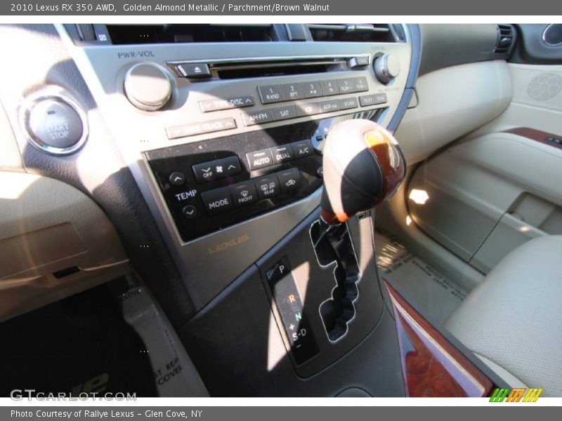 Golden Almond Metallic / Parchment/Brown Walnut 2010 Lexus RX 350 AWD