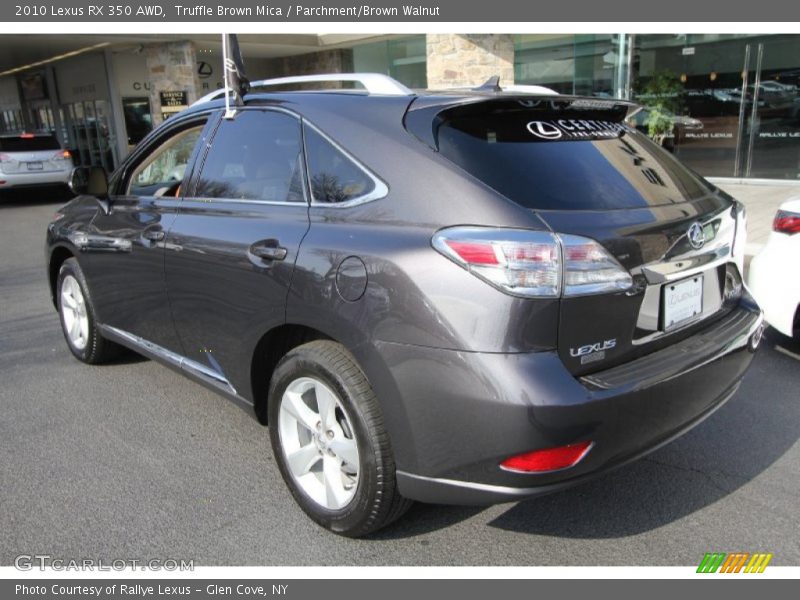 Truffle Brown Mica / Parchment/Brown Walnut 2010 Lexus RX 350 AWD