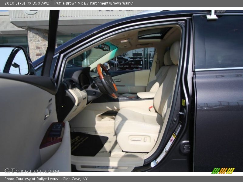 Truffle Brown Mica / Parchment/Brown Walnut 2010 Lexus RX 350 AWD