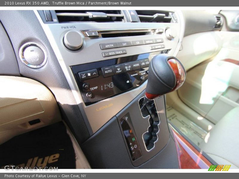 Truffle Brown Mica / Parchment/Brown Walnut 2010 Lexus RX 350 AWD