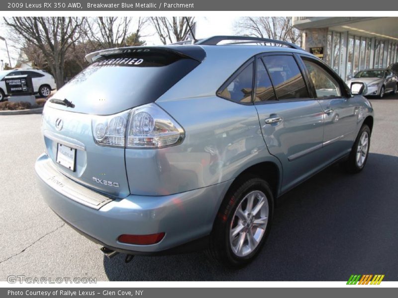 Breakwater Blue Metallic / Parchment 2009 Lexus RX 350 AWD