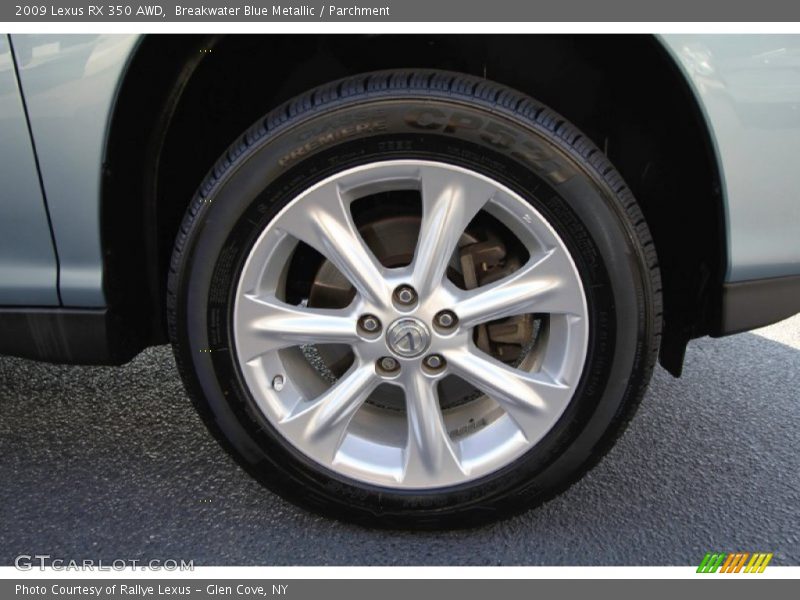 Breakwater Blue Metallic / Parchment 2009 Lexus RX 350 AWD