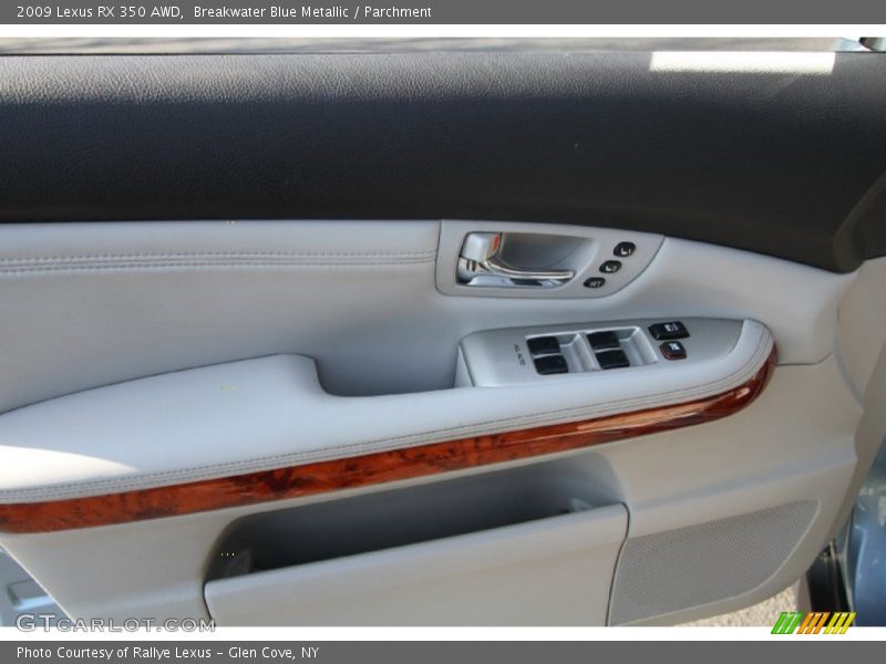 Breakwater Blue Metallic / Parchment 2009 Lexus RX 350 AWD
