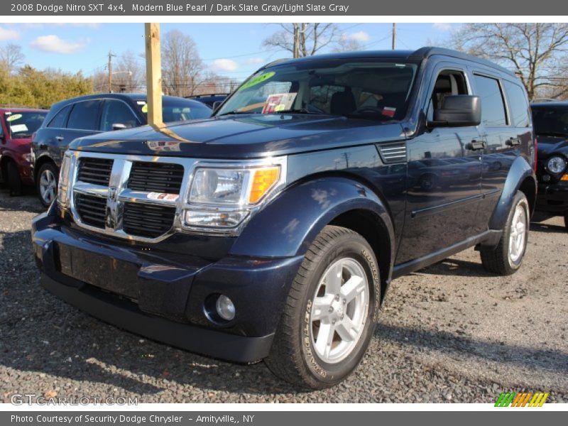 Modern Blue Pearl / Dark Slate Gray/Light Slate Gray 2008 Dodge Nitro SXT 4x4