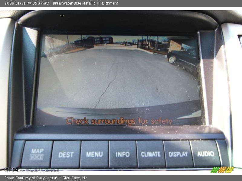 Breakwater Blue Metallic / Parchment 2009 Lexus RX 350 AWD