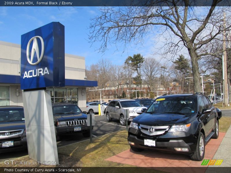 Formal Black / Ebony 2009 Acura MDX