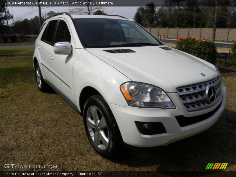 Arctic White / Cashmere 2009 Mercedes-Benz ML 350 4Matic