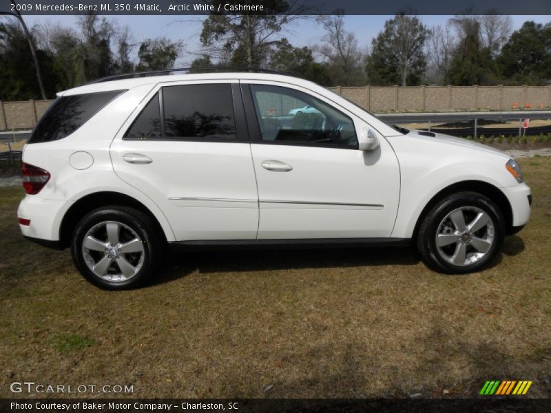 Arctic White / Cashmere 2009 Mercedes-Benz ML 350 4Matic