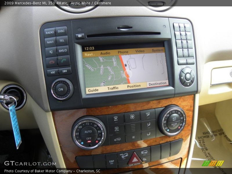 Arctic White / Cashmere 2009 Mercedes-Benz ML 350 4Matic