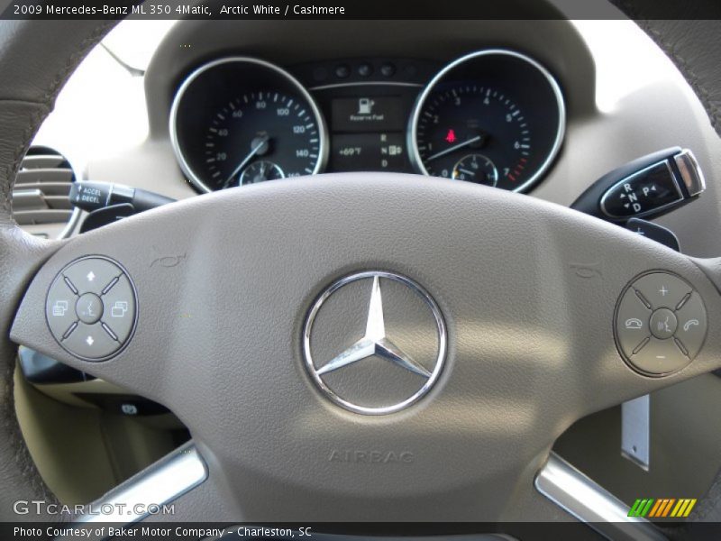 Arctic White / Cashmere 2009 Mercedes-Benz ML 350 4Matic