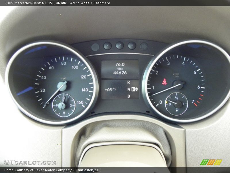 Arctic White / Cashmere 2009 Mercedes-Benz ML 350 4Matic