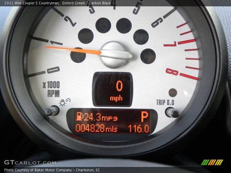 Oxford Green / Carbon Black 2011 Mini Cooper S Countryman