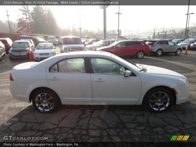 White Suede / VOGA Cashmere/Charcoal 2010 Mercury Milan I4 VOGA Package