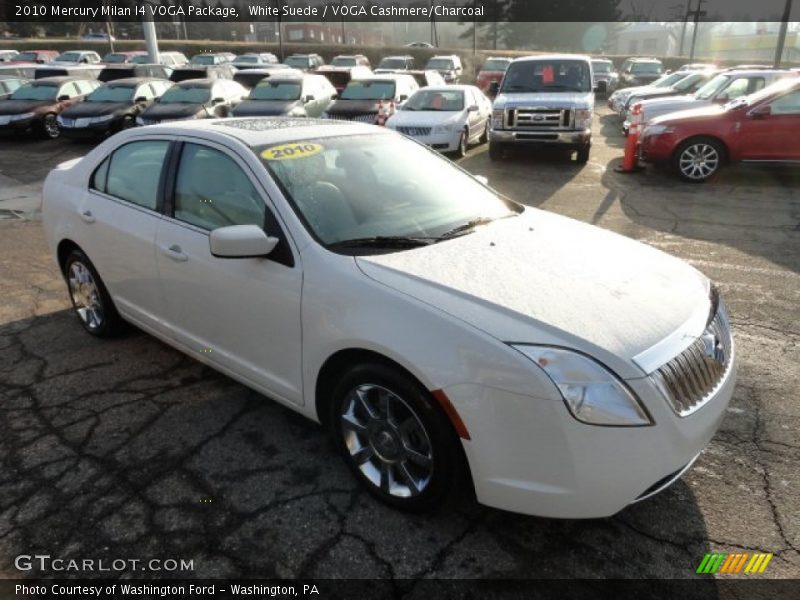 White Suede / VOGA Cashmere/Charcoal 2010 Mercury Milan I4 VOGA Package