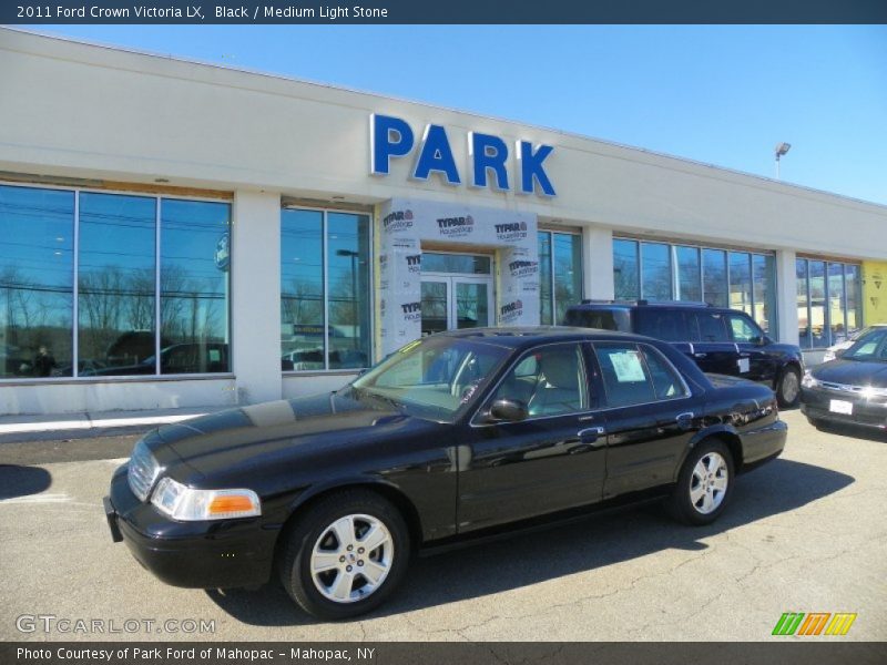 Black / Medium Light Stone 2011 Ford Crown Victoria LX