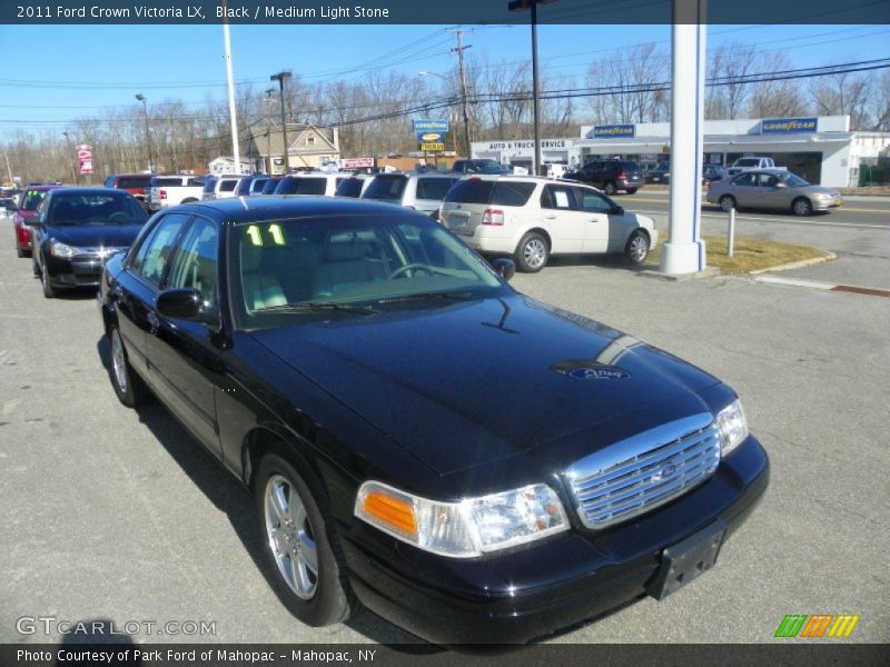 Black / Medium Light Stone 2011 Ford Crown Victoria LX