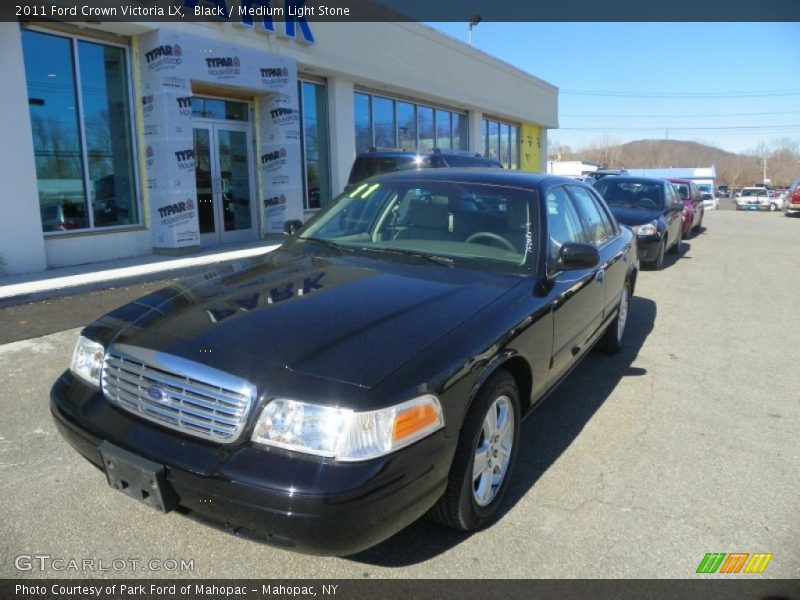 Black / Medium Light Stone 2011 Ford Crown Victoria LX