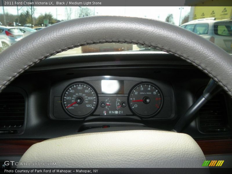 Black / Medium Light Stone 2011 Ford Crown Victoria LX