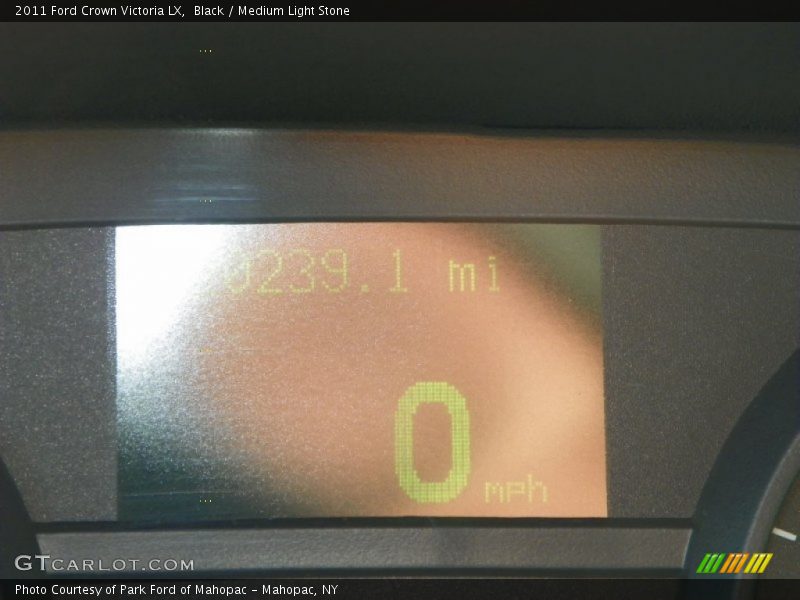 Black / Medium Light Stone 2011 Ford Crown Victoria LX