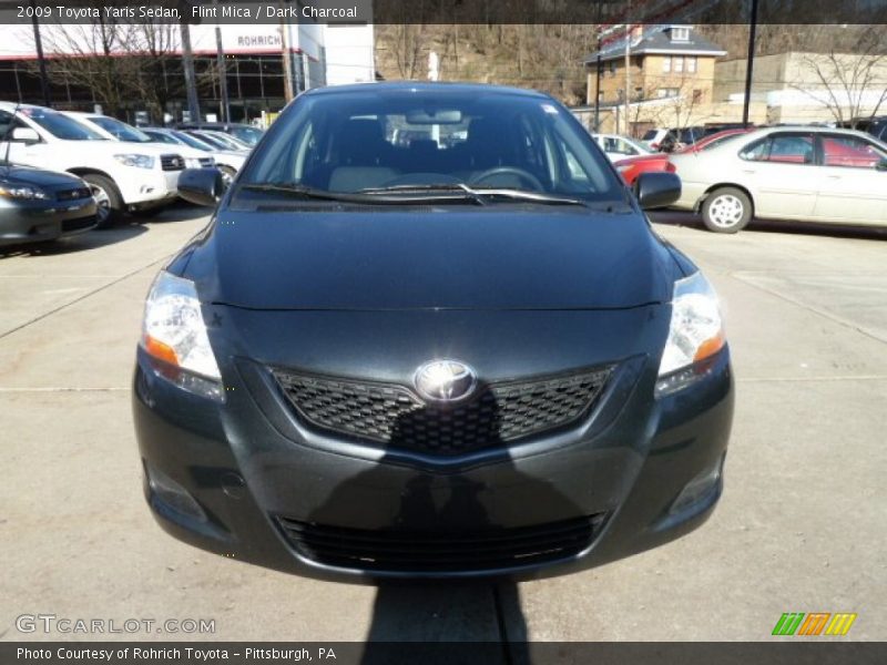 Flint Mica / Dark Charcoal 2009 Toyota Yaris Sedan