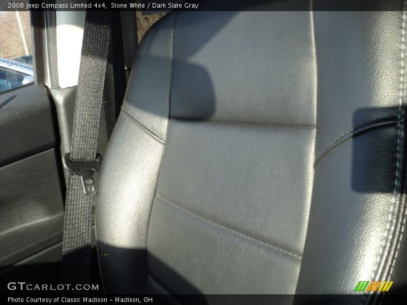 Stone White / Dark Slate Gray 2008 Jeep Compass Limited 4x4