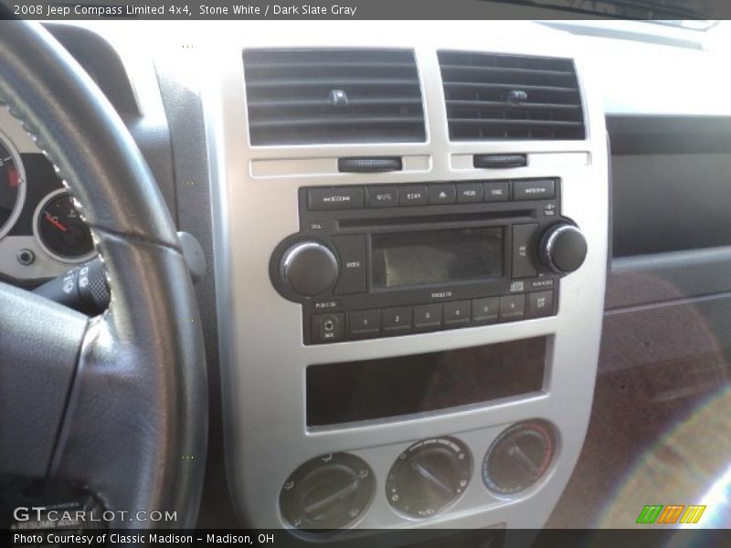 Stone White / Dark Slate Gray 2008 Jeep Compass Limited 4x4