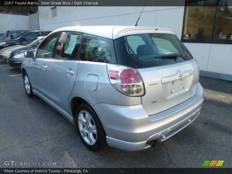 Silver Streak Mica / Dark Charcoal 2007 Toyota Matrix