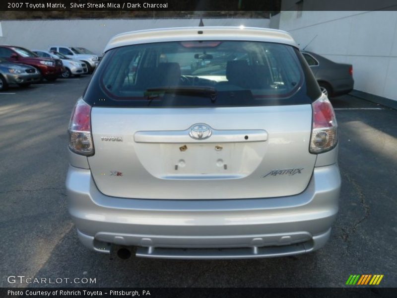 Silver Streak Mica / Dark Charcoal 2007 Toyota Matrix