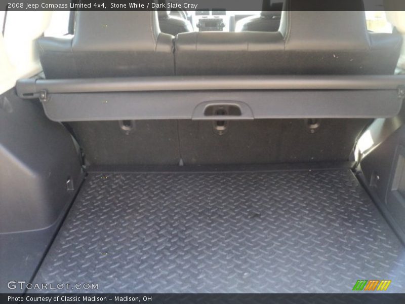 Stone White / Dark Slate Gray 2008 Jeep Compass Limited 4x4