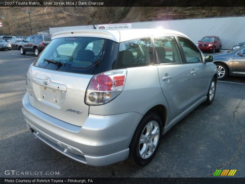 Silver Streak Mica / Dark Charcoal 2007 Toyota Matrix