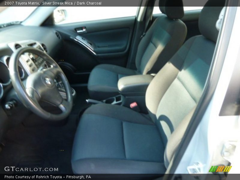 Silver Streak Mica / Dark Charcoal 2007 Toyota Matrix