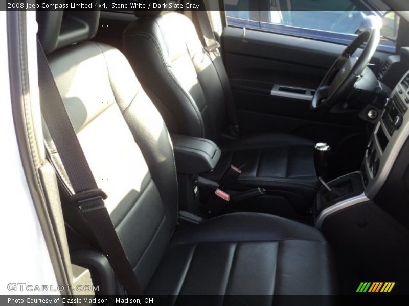 Stone White / Dark Slate Gray 2008 Jeep Compass Limited 4x4