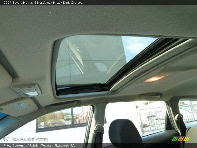 Silver Streak Mica / Dark Charcoal 2007 Toyota Matrix