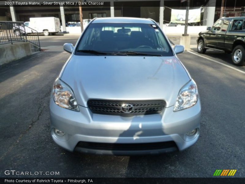 Silver Streak Mica / Dark Charcoal 2007 Toyota Matrix