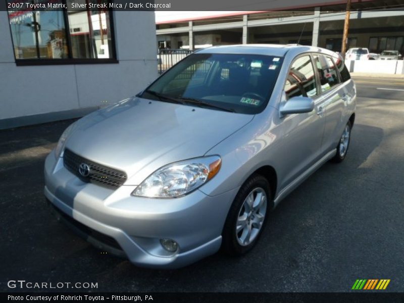 Silver Streak Mica / Dark Charcoal 2007 Toyota Matrix