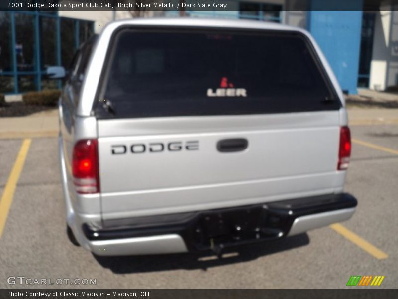 Bright Silver Metallic / Dark Slate Gray 2001 Dodge Dakota Sport Club Cab
