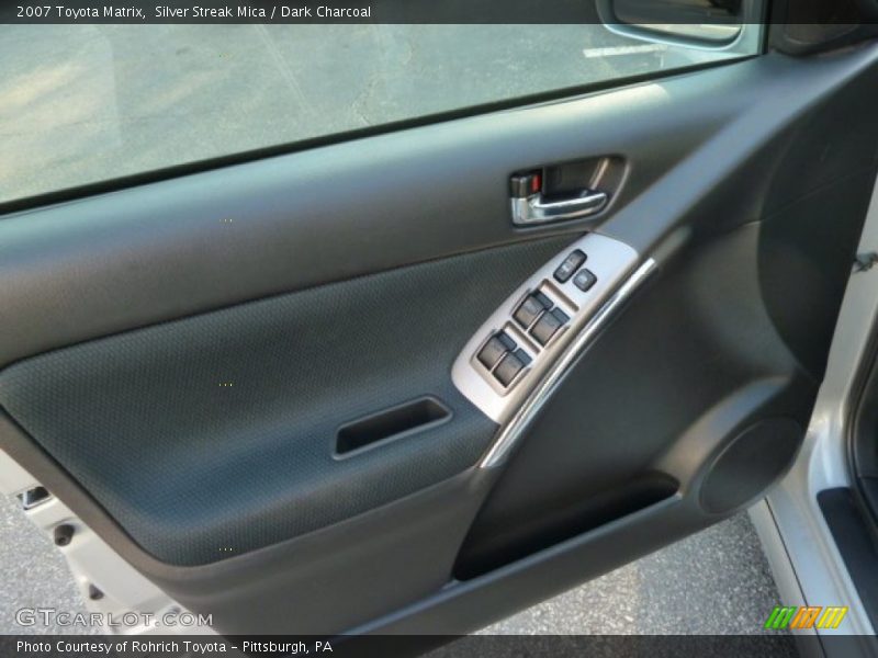 Silver Streak Mica / Dark Charcoal 2007 Toyota Matrix