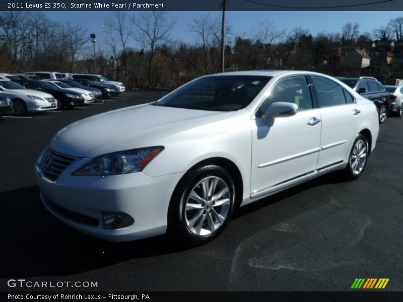 Starfire White Pearl / Parchment 2011 Lexus ES 350