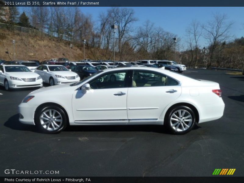Starfire White Pearl / Parchment 2011 Lexus ES 350