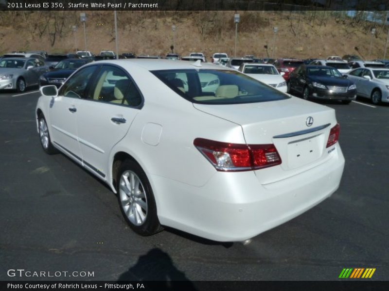 Starfire White Pearl / Parchment 2011 Lexus ES 350