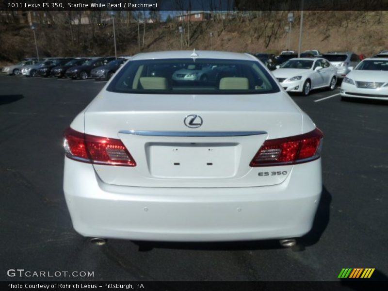 Starfire White Pearl / Parchment 2011 Lexus ES 350