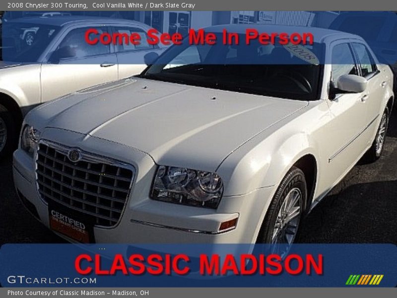 Cool Vanilla White / Dark Slate Gray 2008 Chrysler 300 Touring