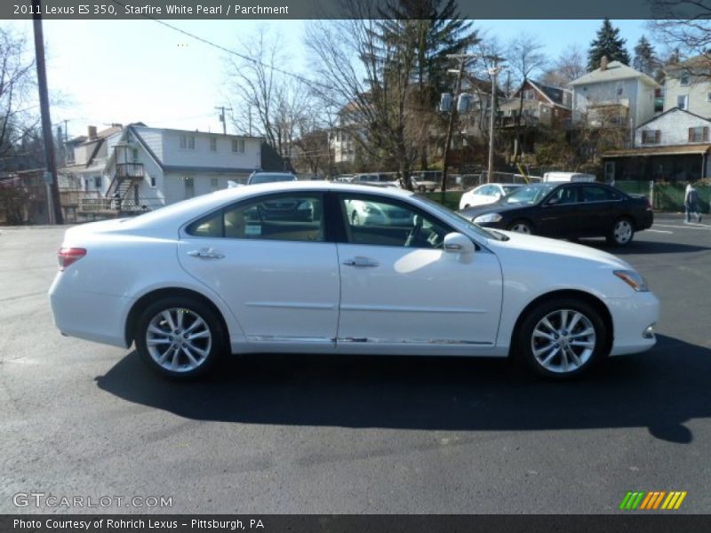 Starfire White Pearl / Parchment 2011 Lexus ES 350