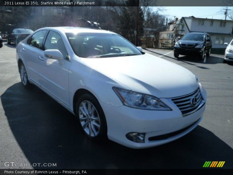 Starfire White Pearl / Parchment 2011 Lexus ES 350