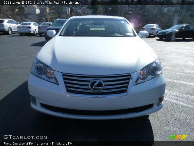 Starfire White Pearl / Parchment 2011 Lexus ES 350