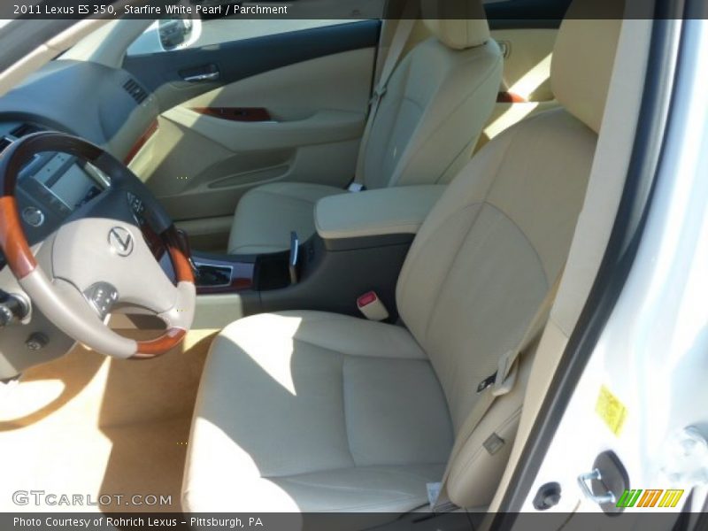 Starfire White Pearl / Parchment 2011 Lexus ES 350