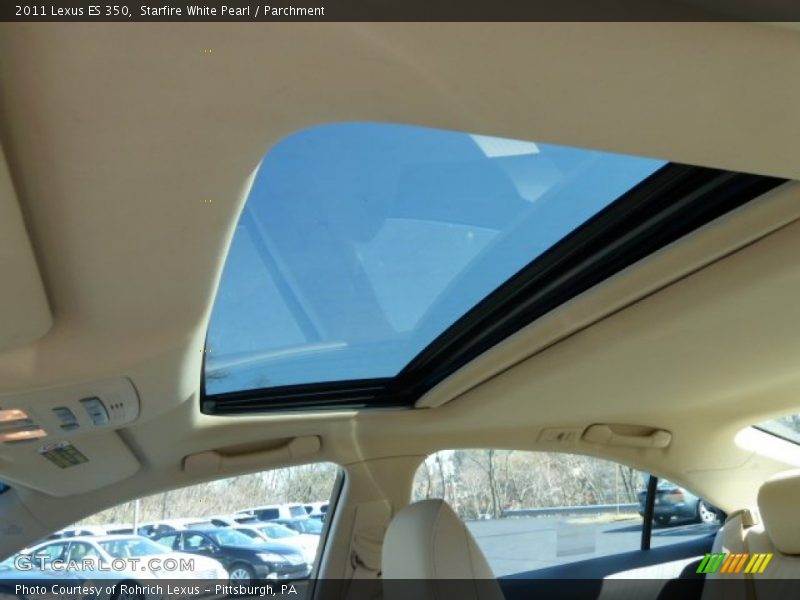 Starfire White Pearl / Parchment 2011 Lexus ES 350