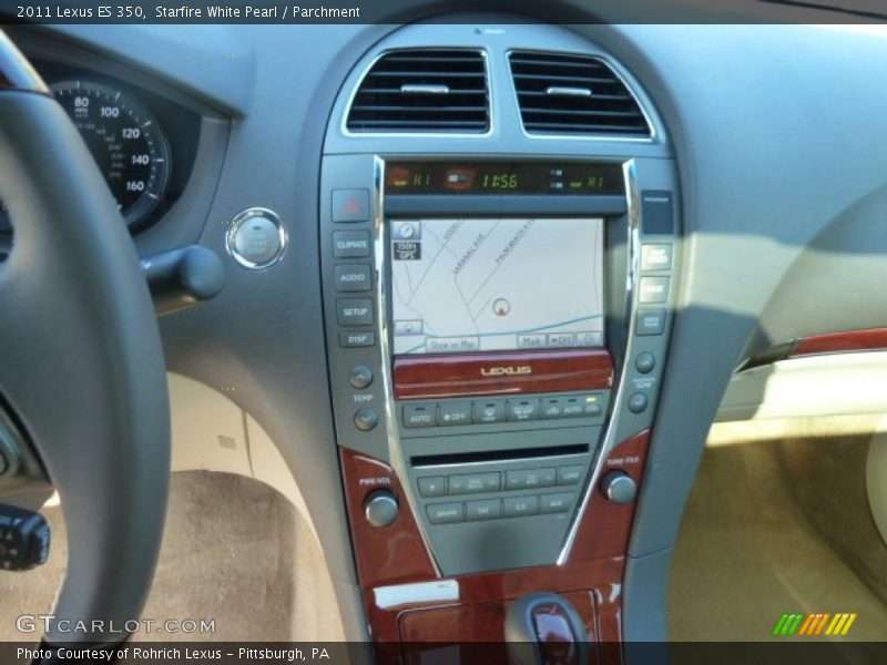 Starfire White Pearl / Parchment 2011 Lexus ES 350