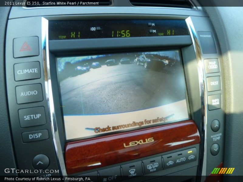Starfire White Pearl / Parchment 2011 Lexus ES 350